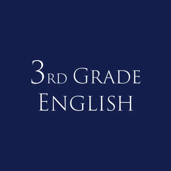 3rd Grade English
