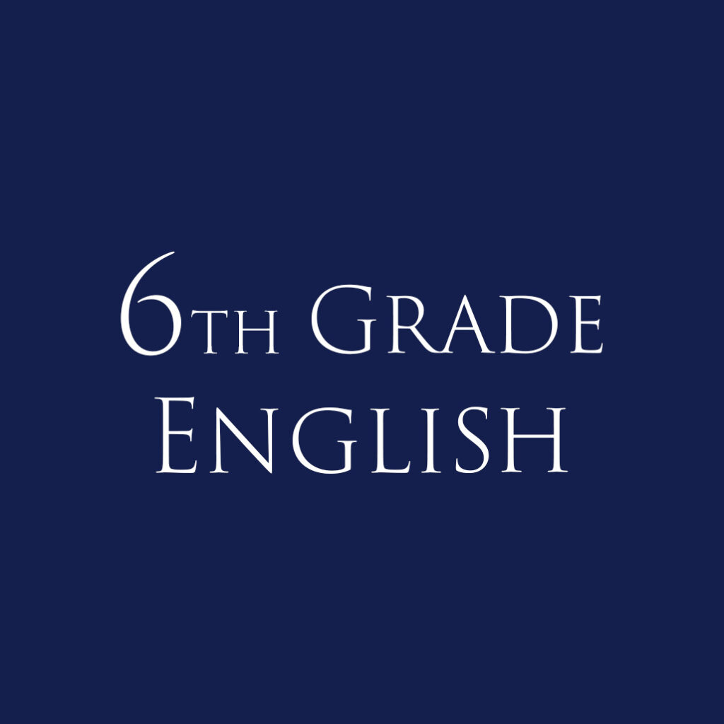 6th Grade English